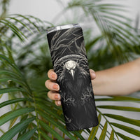 Viking Raven Skinny Tumbler Viking Blood Runs Through My Veins - Wonder Print Shop