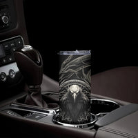 Viking Raven Skinny Tumbler Viking Blood Runs Through My Veins - Wonder Print Shop