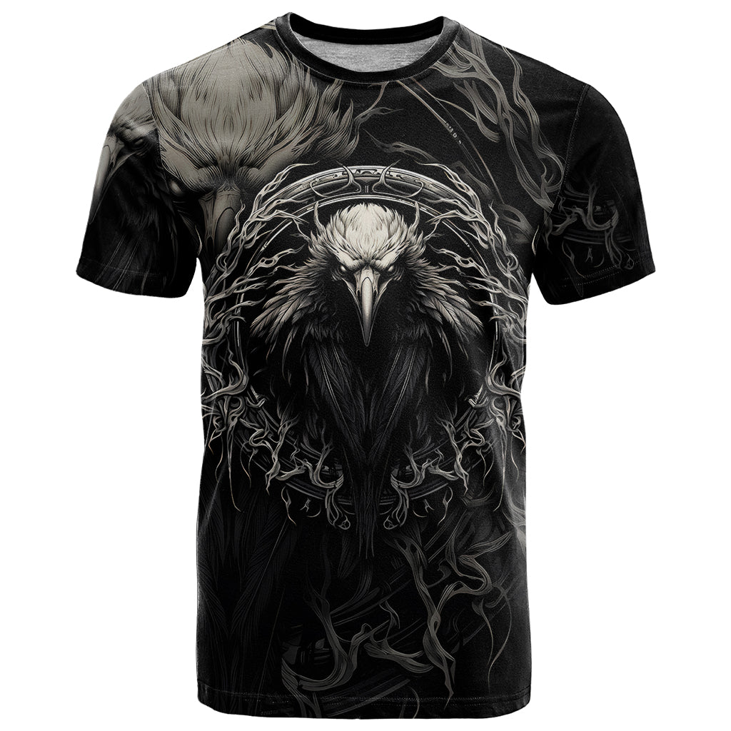 Viking Raven T Shirt Viking Blood Runs Through My Veins - Wonder Print Shop