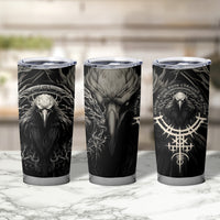 Viking Raven Tumbler Cup Viking Blood Runs Through My Veins - Wonder Print Shop