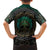 Viking Family Matching Summer Maxi Dress and Hawaiian Shirt Cyan Valknut and Yggdrasil - Wonder Print Shop