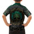 Viking Kid Hawaiian Shirt Cyan Valknut and Yggdrasil - Wonder Print Shop
