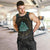 Viking Men Tank Top Cyan Valknut and Yggdrasil - Wonder Print Shop