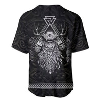 Viking Baseball Jersey Norse Enigma Odin's Vision - Wonder Print Shop