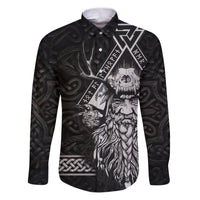 Viking Family Matching Puletasi Dress and Hawaiian Shirt Norse Enigma Odin's Vision - Wonder Print Shop
