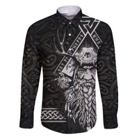 Viking Family Matching Short Sleeve Bodycon Dress and Hawaiian Shirt Norse Enigma Odin's Vision - Wonder Print Shop