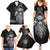 Viking Family Matching Summer Maxi Dress and Hawaiian Shirt Norse Enigma Odin's Vision - Wonder Print Shop