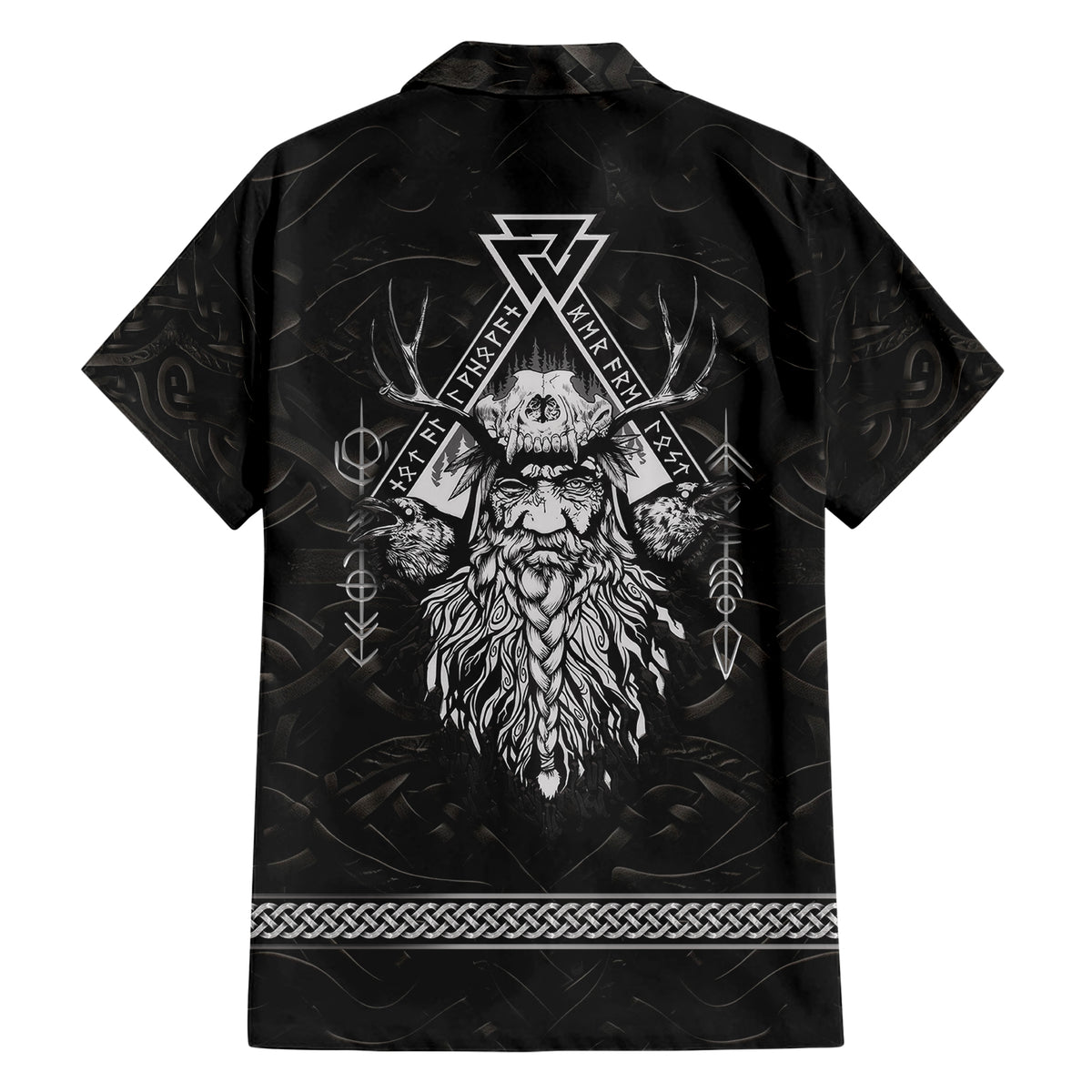Viking Hawaiian Shirt Norse Enigma Odin's Vision - Wonder Print Shop