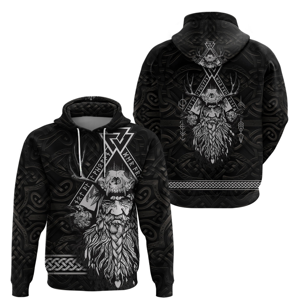 Viking Hoodie Norse Enigma Odin's Vision - Wonder Print Shop