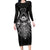 Viking Long Sleeve Bodycon Dress Norse Enigma Odin's Vision - Wonder Print Shop