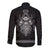 Viking Long Sleeve Button Shirt Norse Enigma Odin's Vision - Wonder Print Shop