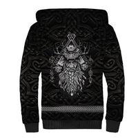 Viking Sherpa Hoodie Norse Enigma Odin's Vision - Wonder Print Shop