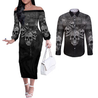 skull-couples-matching-off-the-shoulder-long-sleeve-dress-and-long-sleeve-button-shirts-ill-keep-you