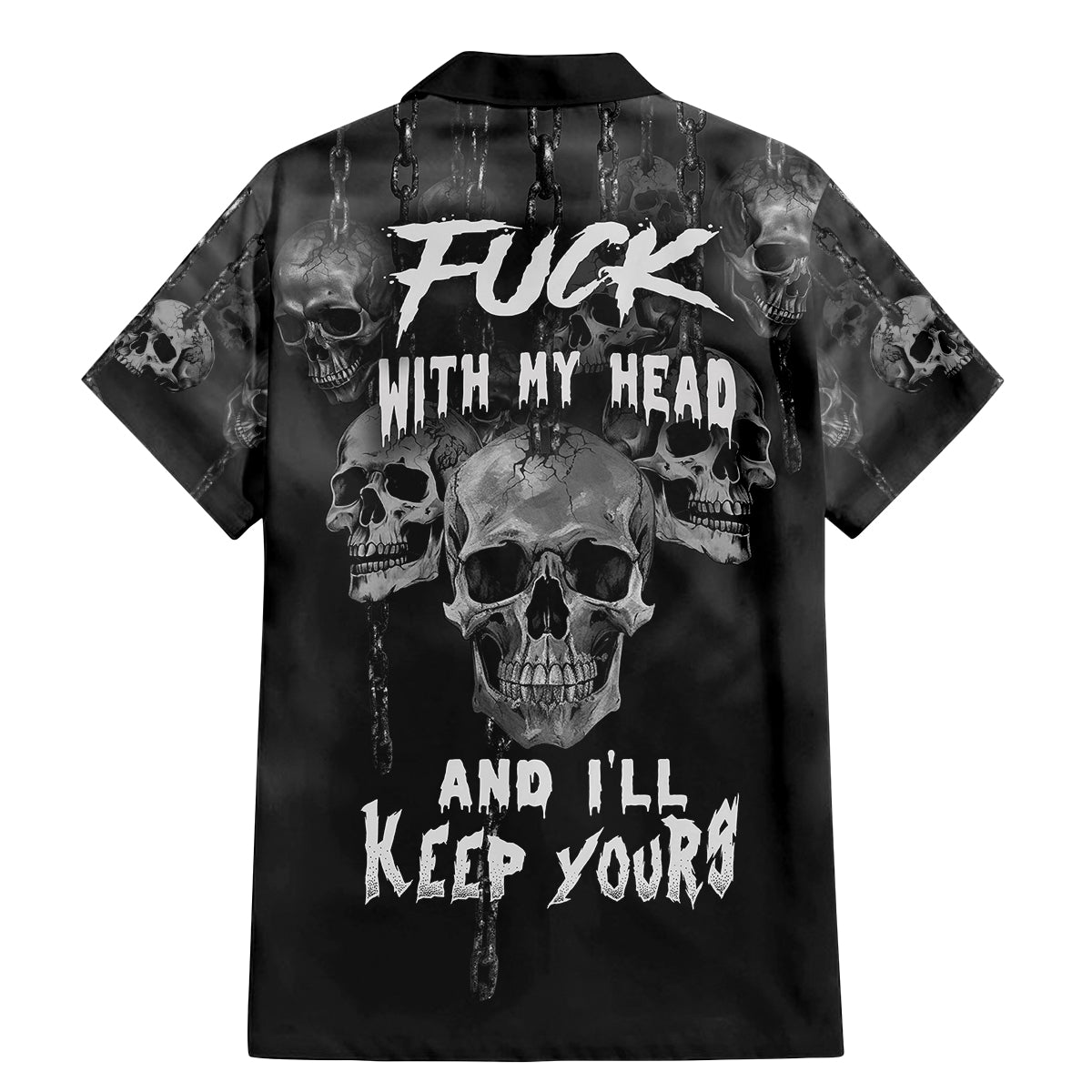 Skull Family Matching Mermaid Dress and Hawaiian Shirt I'll Keep You - Wonder Print Shop