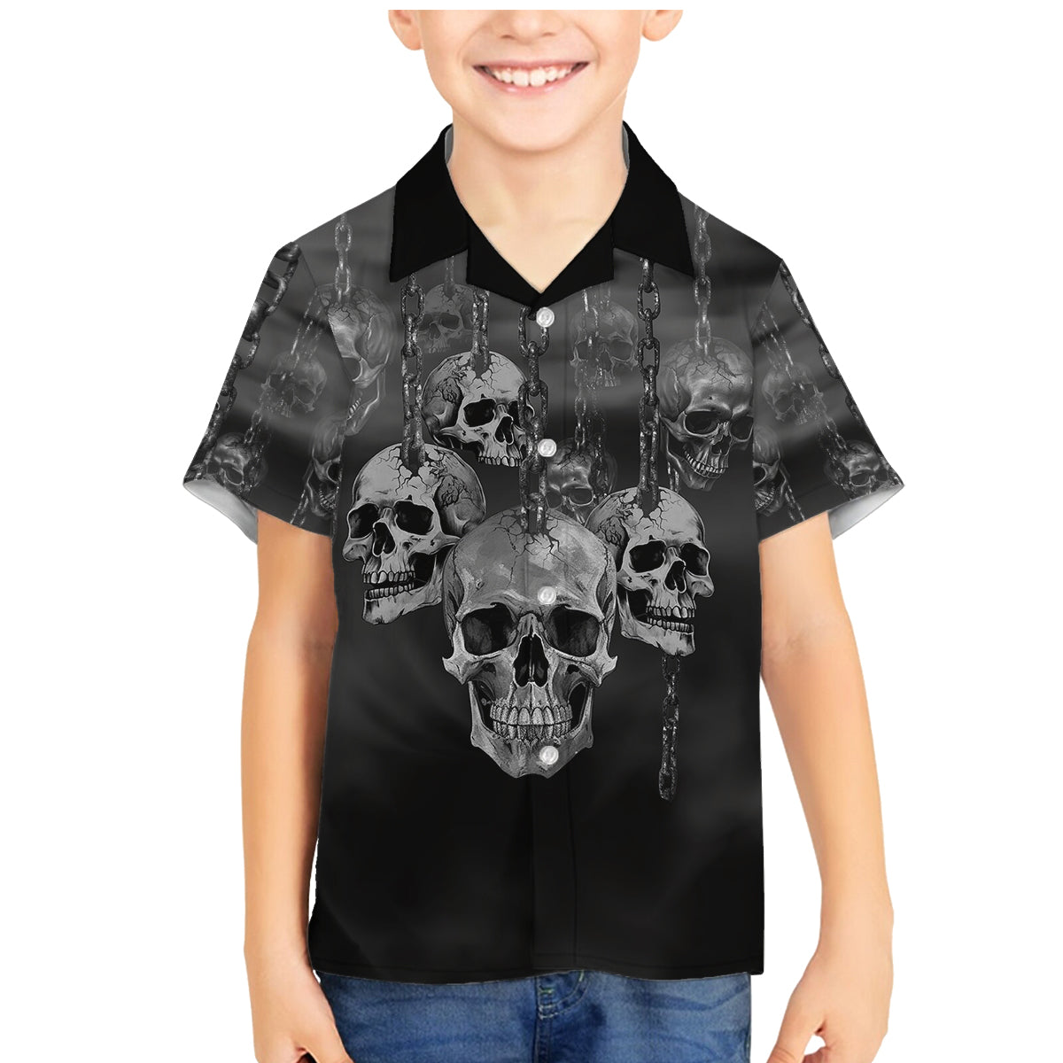 Skull Family Matching Mermaid Dress and Hawaiian Shirt I'll Keep You - Wonder Print Shop
