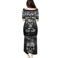 Skull Family Matching Puletasi Dress and Hawaiian Shirt I'll Keep You - Wonder Print Shop