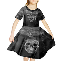 Skull Kid Short Sleeve Dress I'll Keep You - Wonder Print Shop