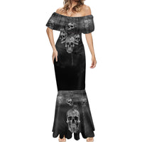 Skull Mermaid Dress I'll Keep You - Wonder Print Shop