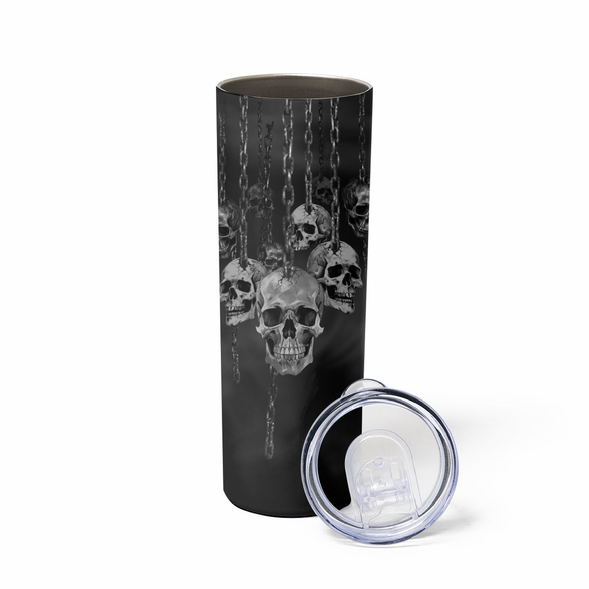 Skull Skinny Tumbler I'll Keep You - Wonder Print Shop