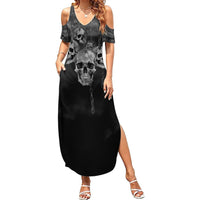 Skull Summer Maxi Dress I'll Keep You - Wonder Print Shop