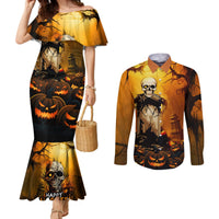 happy-halloween-party-couples-matching-mermaid-dress-and-long-sleeve-button-shirts