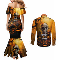 happy-halloween-party-couples-matching-mermaid-dress-and-long-sleeve-button-shirts