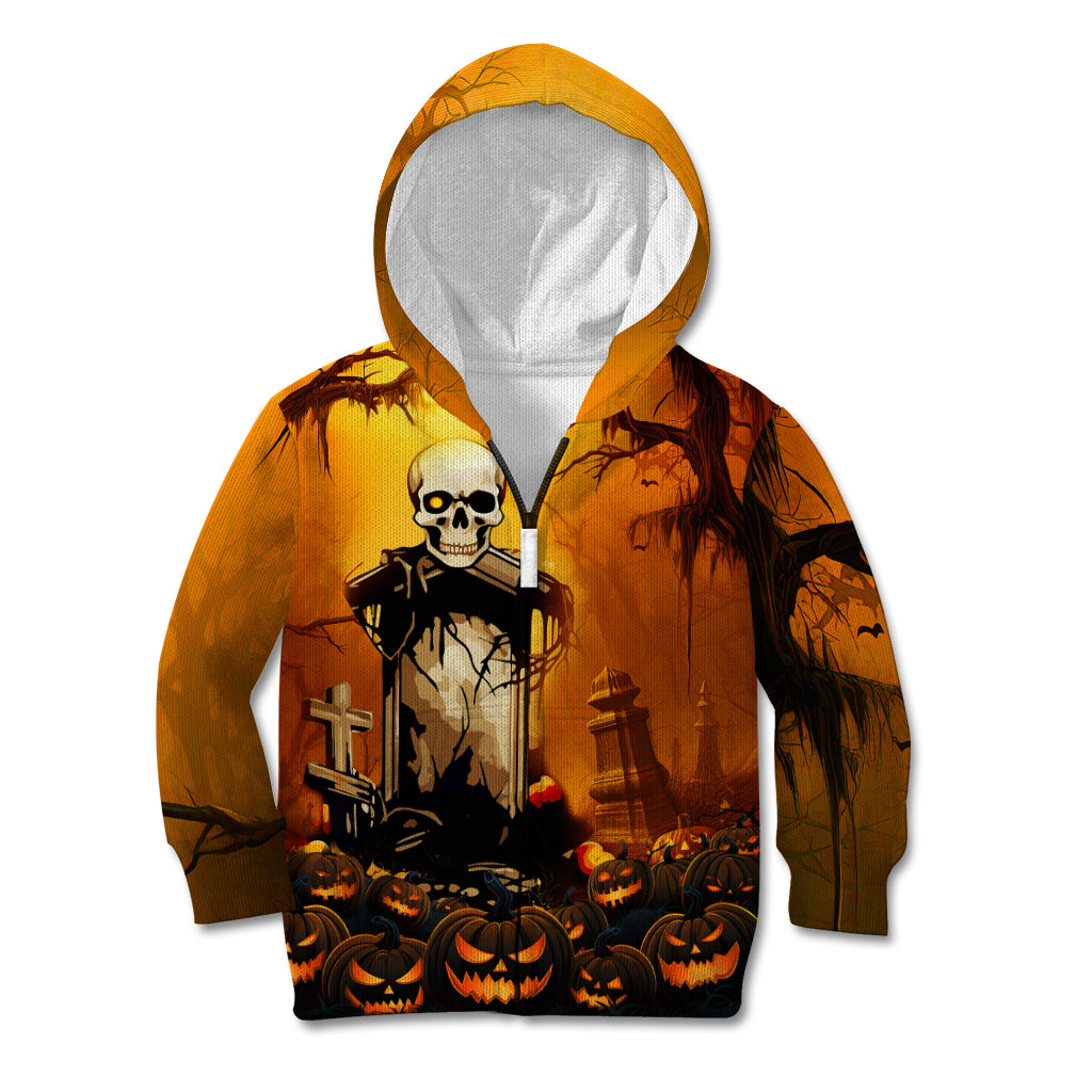 Happy Halloween Party Kid Hoodie - Wonder Print Shop