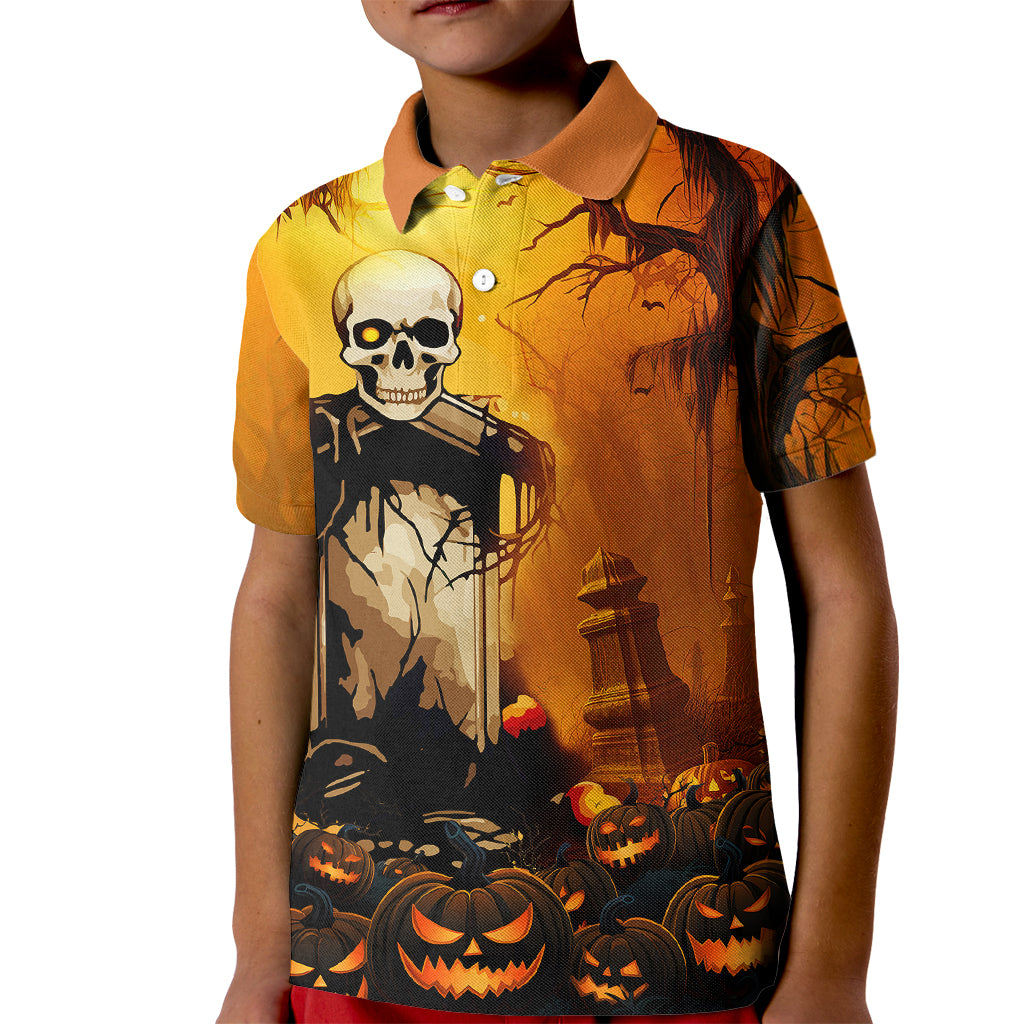 Happy Halloween Party Kid Polo Shirt - Wonder Print Shop