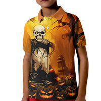 Happy Halloween Party Kid Polo Shirt - Wonder Print Shop