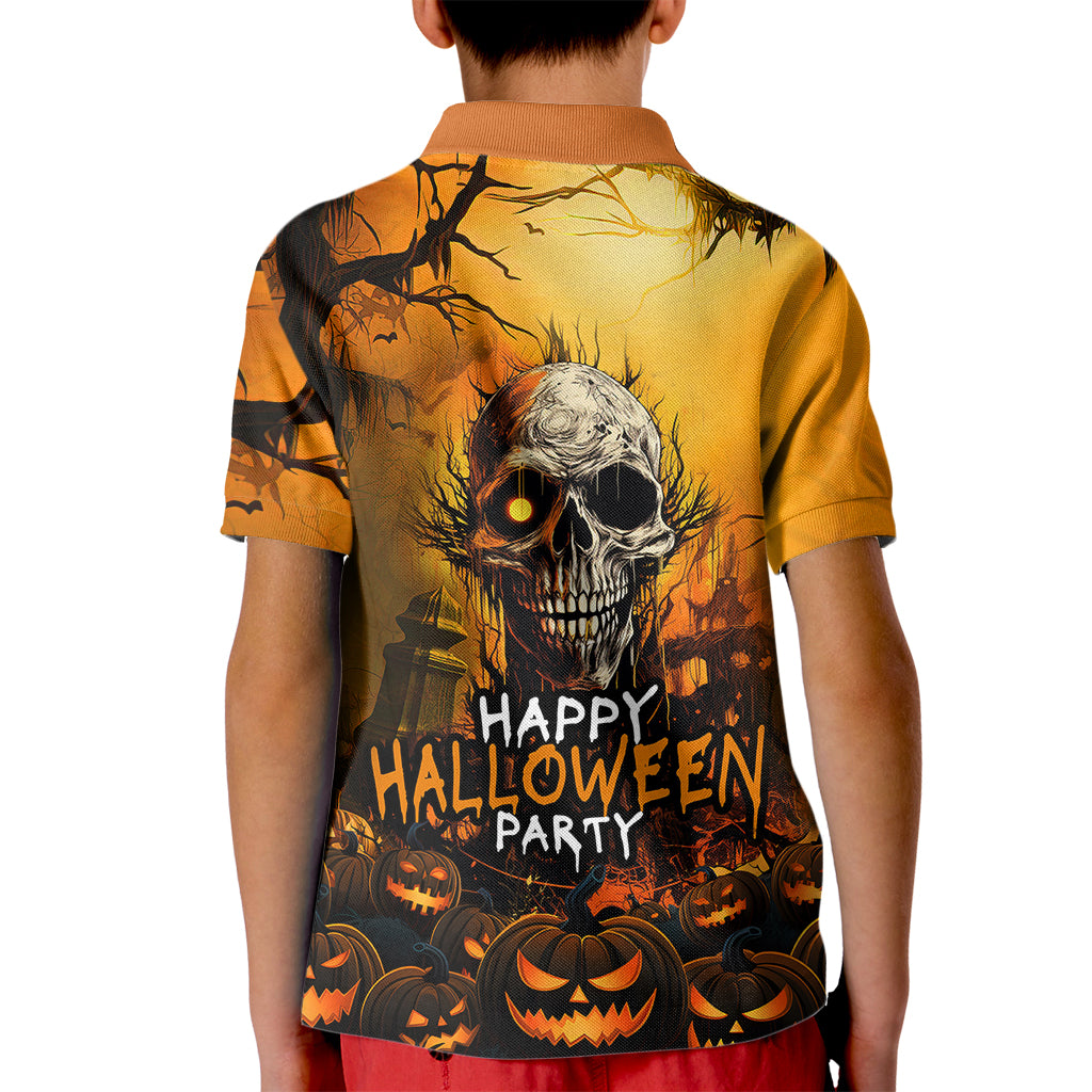 Happy Halloween Party Kid Polo Shirt - Wonder Print Shop