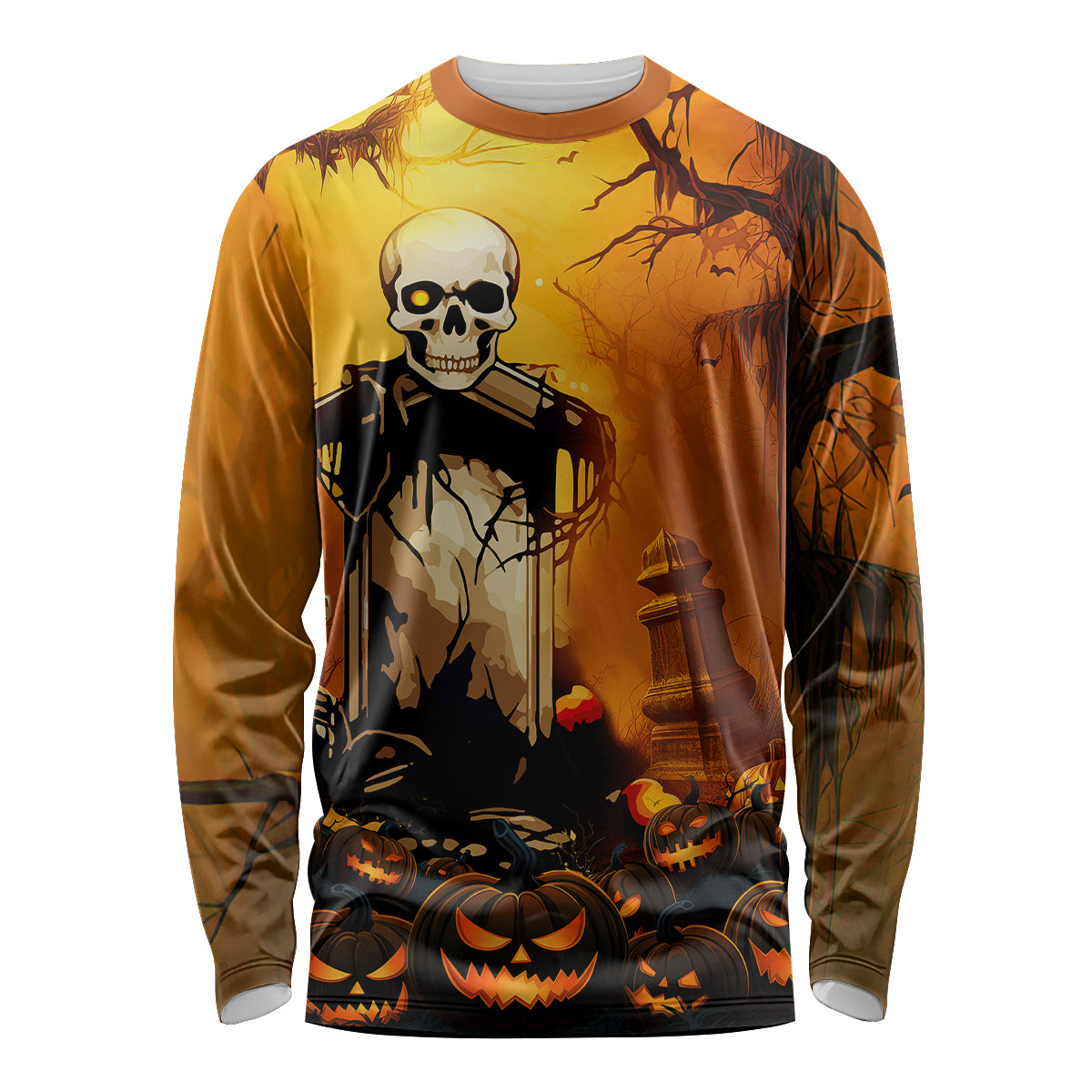 Happy Halloween Party Long Sleeve Shirt - Wonder Print Shop
