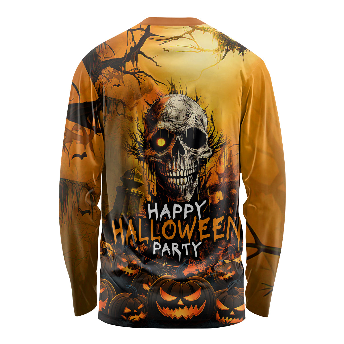 Happy Halloween Party Long Sleeve Shirt - Wonder Print Shop