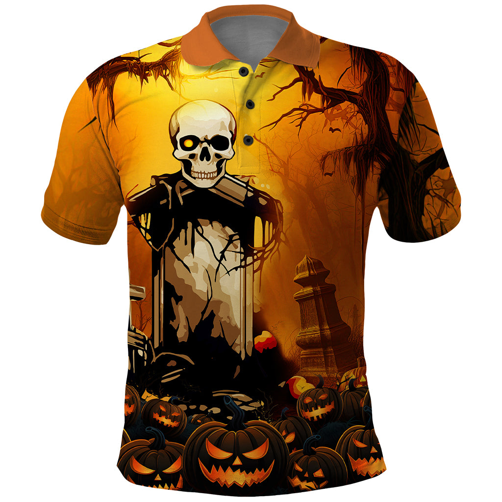Happy Halloween Party Polo Shirt - Wonder Print Shop