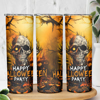 Happy Halloween Party Skinny Tumbler - Wonder Print Shop