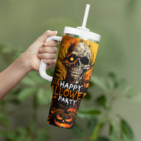 Happy Halloween Party Tumbler With Handle - Wonder Print Shop