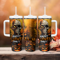 Happy Halloween Party Tumbler With Handle - Wonder Print Shop