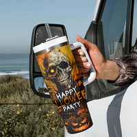Happy Halloween Party Tumbler With Handle - Wonder Print Shop