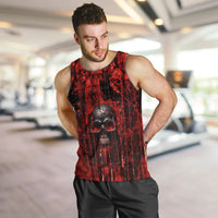 If You Kick Me When I'm Down You Better Pray I Don't Get Up Skull Men Tank Top - Wonder Print Shop