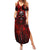 If You Kick Me When I'm Down You Better Pray I Don't Get Up Skull Summer Maxi Dress - Wonder Print Shop
