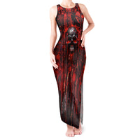 If You Kick Me When I'm Down You Better Pray I Don't Get Up Skull Tank Maxi Dress - Wonder Print Shop