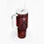 If You Kick Me When I'm Down You Better Pray I Don't Get Up Skull Tumbler With Handle