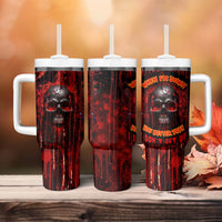If You Kick Me When I'm Down You Better Pray I Don't Get Up Skull Tumbler With Handle - Wonder Print Shop