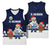 El Salvador Christmas Basketball Jersey with Santa Claus Turkey Fireworks Palm Trees and National Emblem Design - Wonder Print Shop