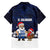 El Salvador Christmas Family Matching Tank Maxi Dress and Hawaiian Shirt with Santa Claus Turkey Fireworks Palm Trees and National Emblem Design - Wonder Print Shop