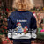El Salvador Christmas Kid Ugly Christmas Sweater with Santa Claus Turkey Fireworks Palm Trees and National Emblem Design - Wonder Print Shop