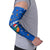 El Salvador Christmas Arm Sleeves with Santa Hat Motmot Bird Traditional Foods and Blue Festive Pattern Design - Wonder Print Shop