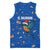 El Salvador Christmas Basketball Jersey with Santa Hat Motmot Bird Traditional Foods and Blue Festive Pattern Design - Wonder Print Shop