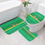 Brazil Christmas Bathroom Set with Santa Relaxing in Hammock Palm Trees Snowman and Tribal Pattern Design - Wonder Print Shop