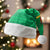 Brazil Christmas Santa Hat with Santa Relaxing in Hammock Palm Trees Snowman and Tribal Pattern Design - Wonder Print Shop