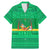 Brazil Christmas Family Matching Mermaid Dress and Hawaiian Shirt with Santa Relaxing in Hammock Palm Trees Snowman and Tribal Pattern Design - Wonder Print Shop
